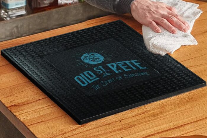 Don’t Let Spills Slip By: The Brilliance Of Barprint™ Mats - Personalized Custom Bar Mats 4 Countertop Spill Mat