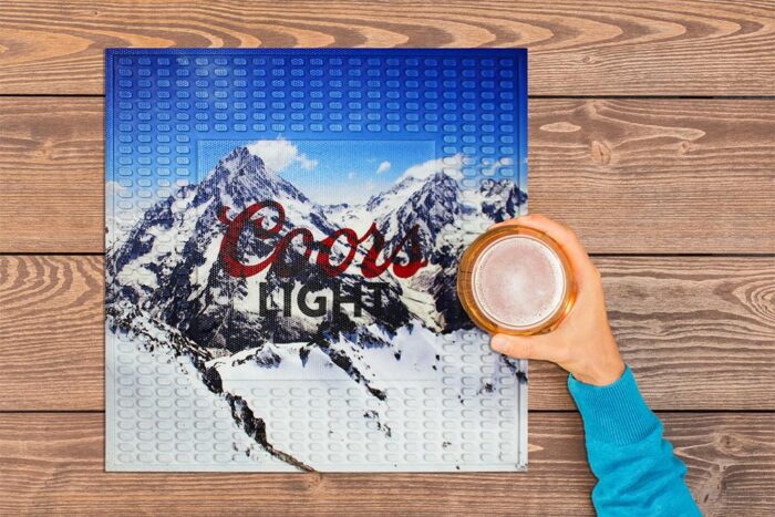 Don’t Let Spills Slip By: The Brilliance Of Barprint™ Mats - Personalized Custom Bar Mats 2 Spill Mat Branding