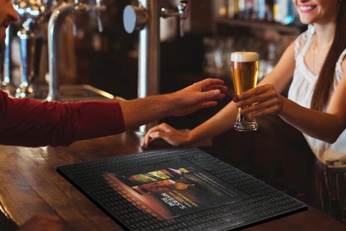 Don’t Let Spills Slip By: The Brilliance Of Barprint™ Mats - Personalized Custom Bar Mats 6 Branded Countertop Spill Mat