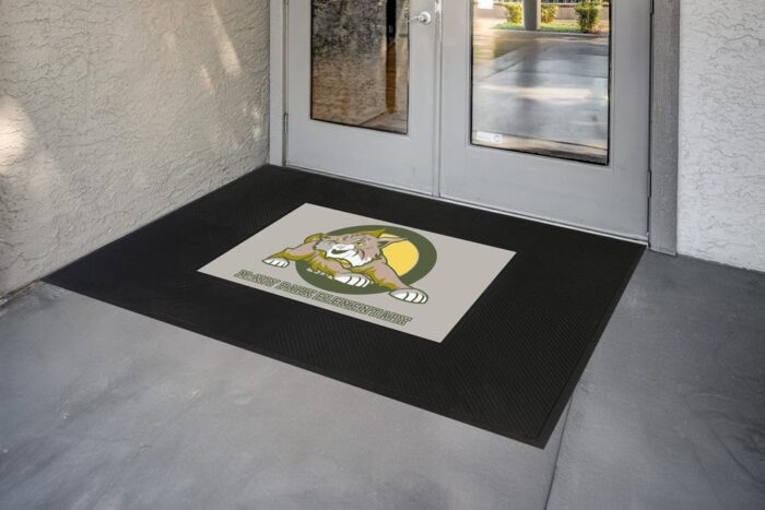 Custom High School Logo Mats