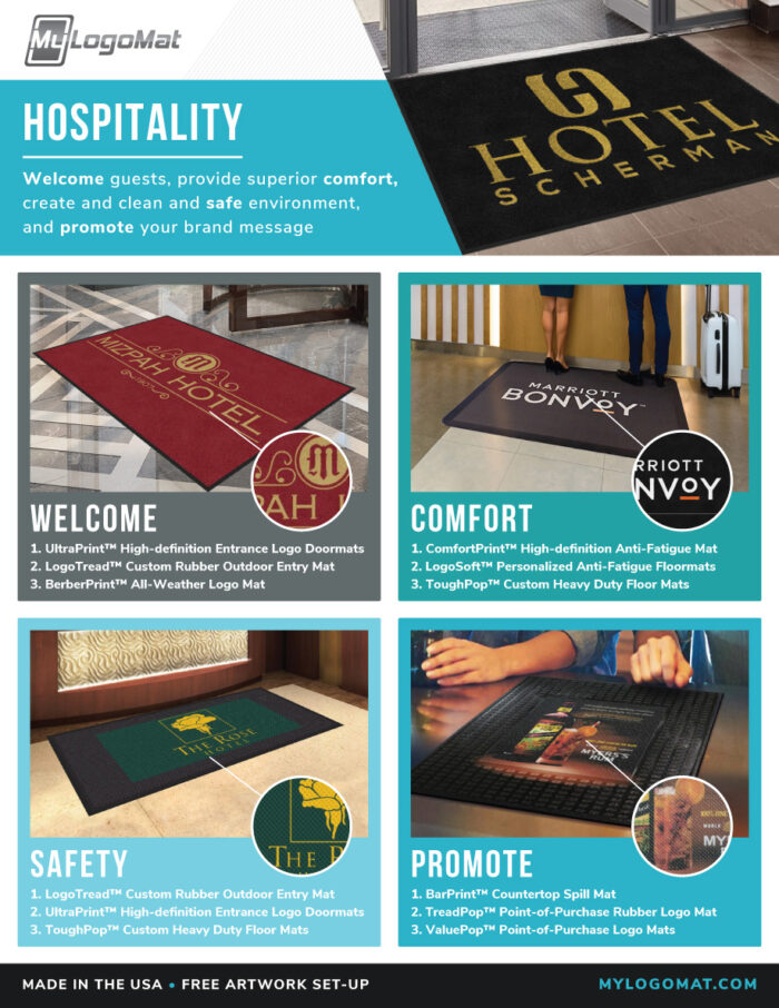 My Logo Mat | My Logo Mat Hospitality Flyer Print