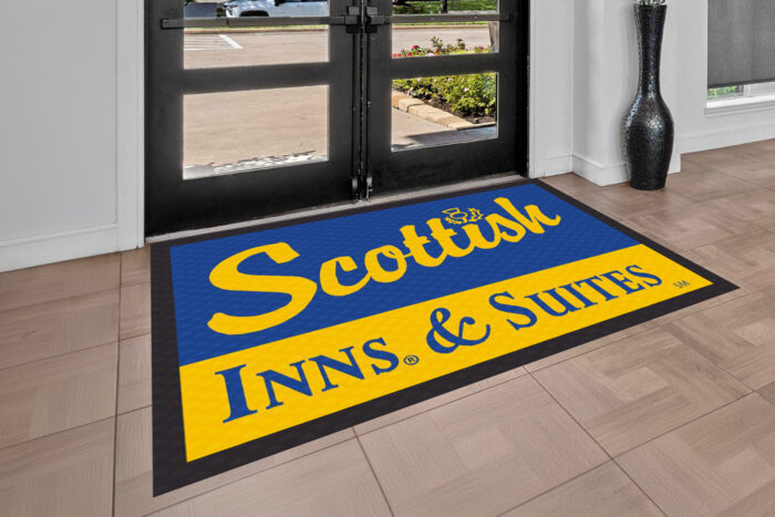 My Logo Mat | ToughPop Heavy Duty Indoor Mat Entrance Scottish Inn