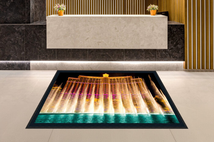 My Logo Mat | ToughPop Heavy Duty Indoor Mat Point of Purchase Hotel Front Desk