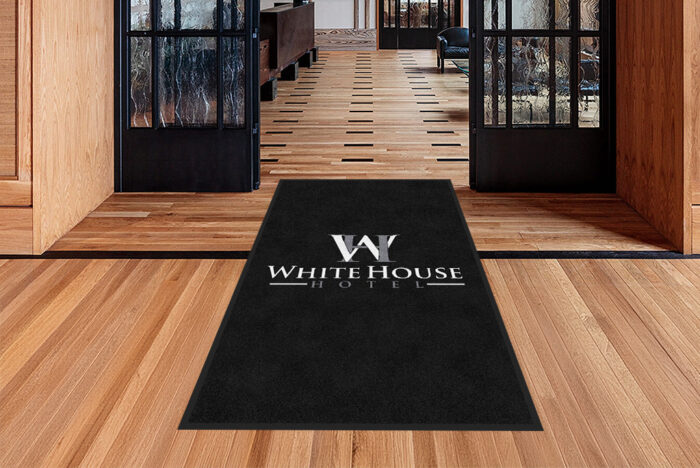 My Logo Mat | UltraPrint HD Indoor Entance Logo Mat White House Hotel Lobby